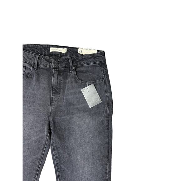 New Anthropologie Unpublished Margaux Cropped Demi Flare in Coal size 28 - Picture 9 of 12